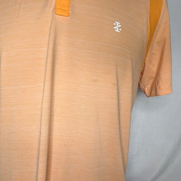 Izod Men's Golf Shirt for Men Peach Large Vintage - Picture 2 of 6